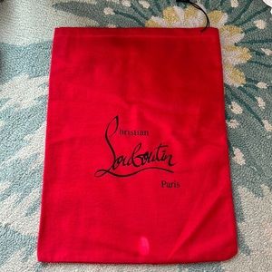 11 1/2”x15 1/2” Christian Louboutin Dust Bag